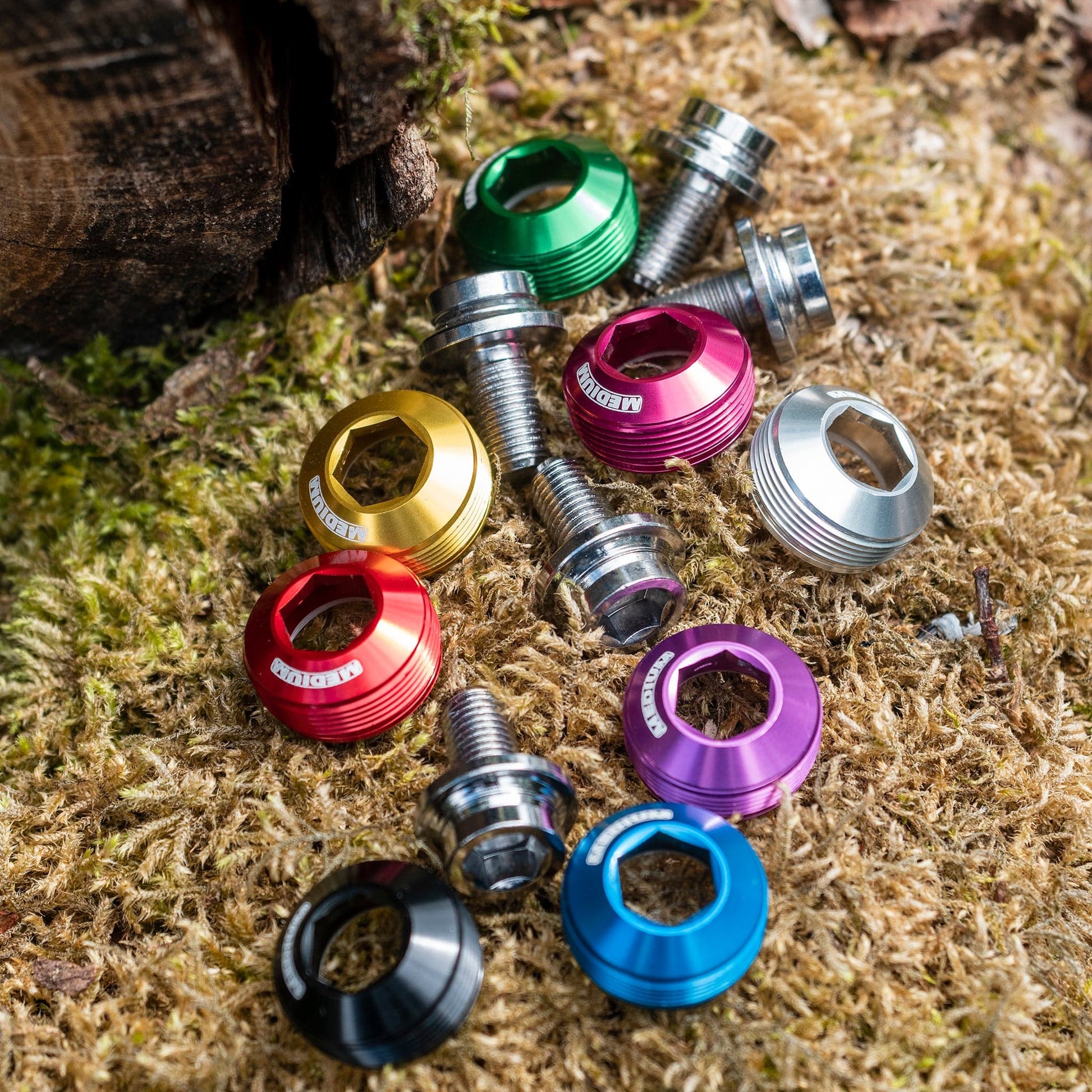 Alloy Cup Crank Bolts Set