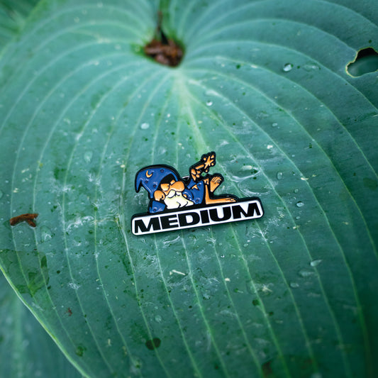 Medium "Lil' Wizard" Metal Pin